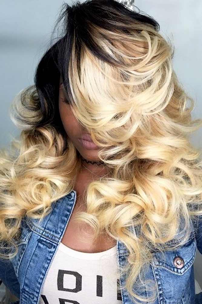 Blonde And Black Hairstyles  23 Addictive Collections  Design Press