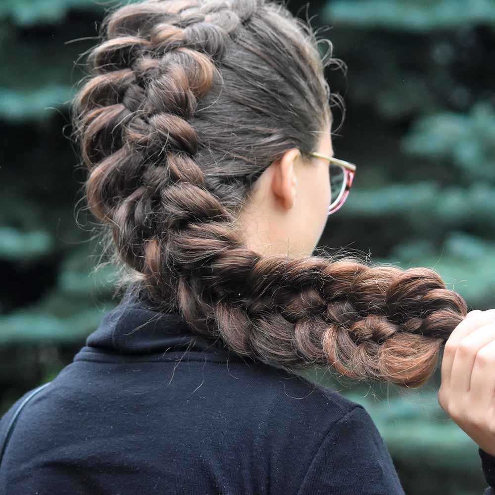 Four Strand Braid Mohawk