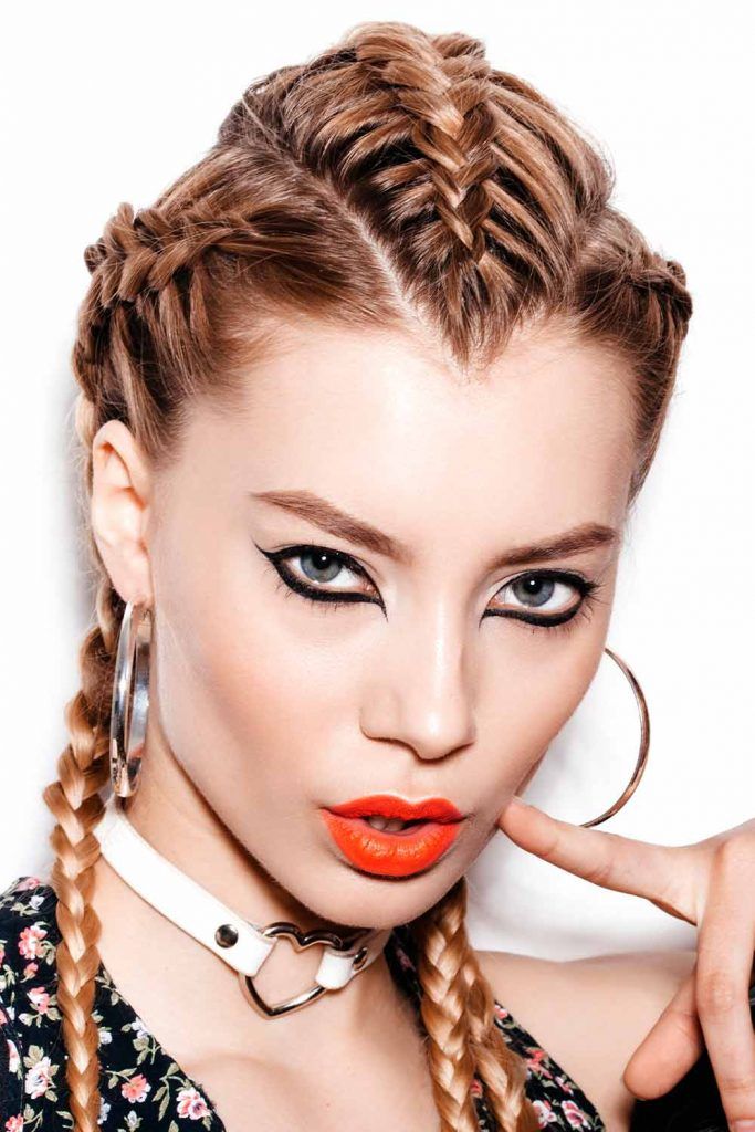 mohawk braid styles for women