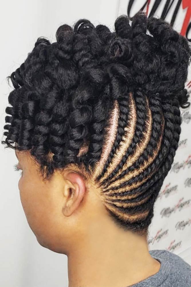 twist cornrow hairstyles