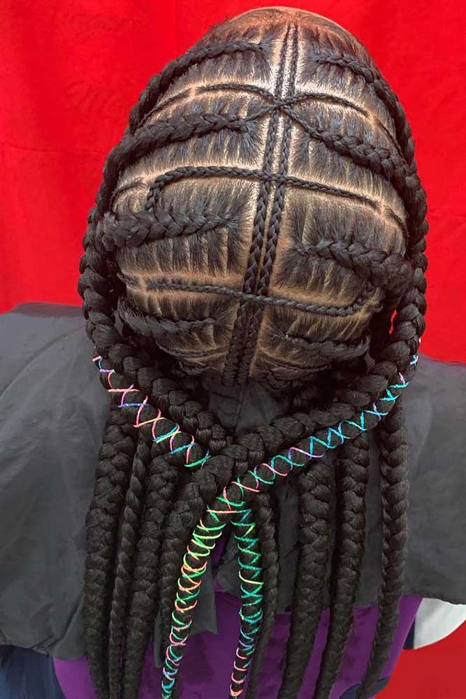 Fulani & Cornrows #cornrowbraids #braids