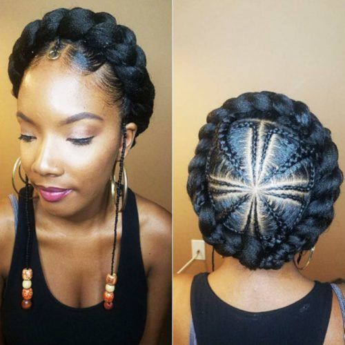 Halo With Cornrows #cornrowbraids #braids