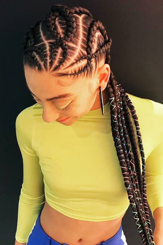 Latest Cornrow Braids Ideas for Black Women in 20212022  Types of braids  Braids for black women Hair