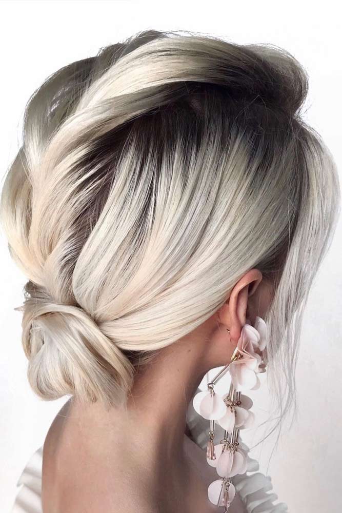 Moño bajo fácil #hairbun #shorthair #bunhairstyles #hairstyles