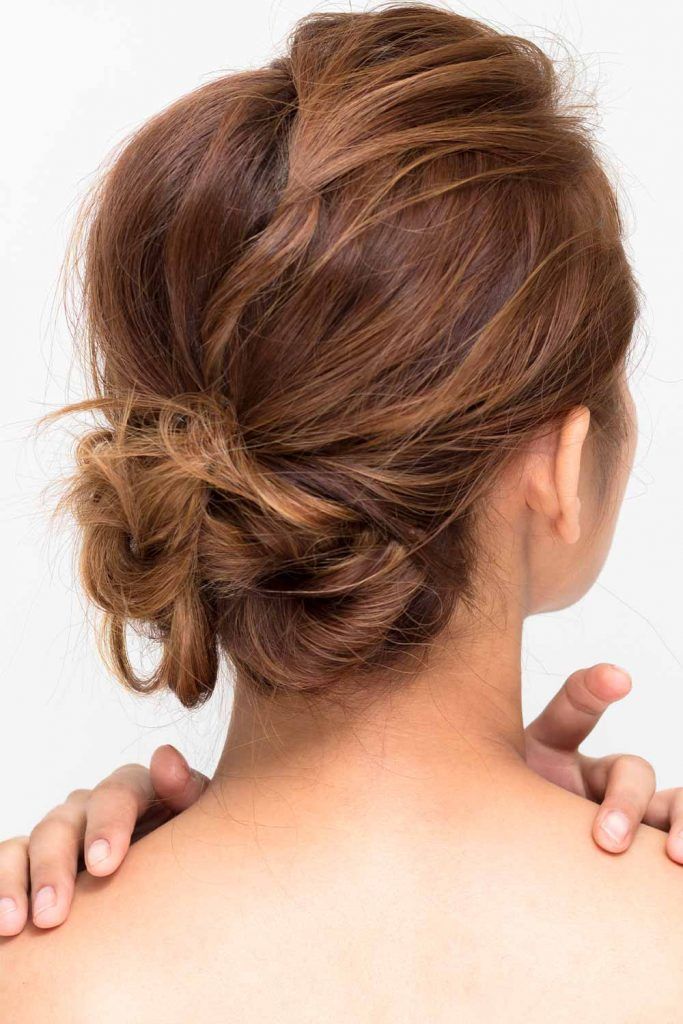 35 Easy And Fancy Ideas Of Wearing Hair Bun For Short Hair