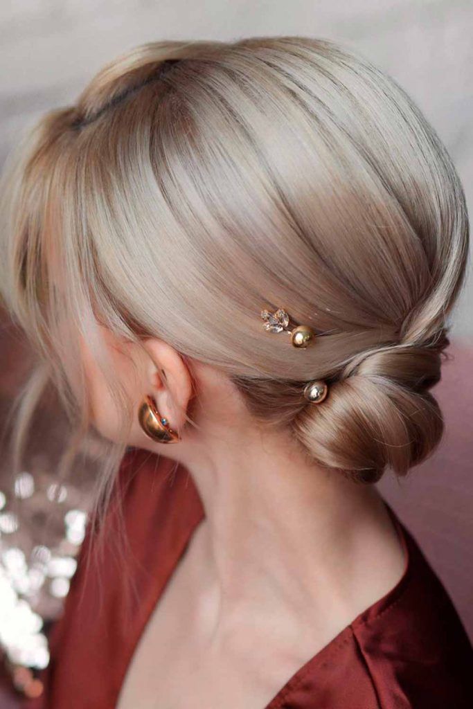 35 Easy And Fancy Ideas Of Wearing Hair Bun For Short Hair 4831