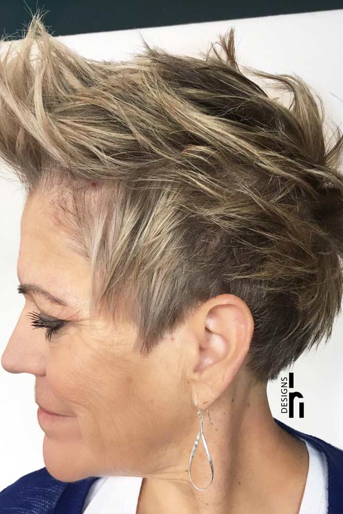 Layered Messy Pixie #pixie #layeredhair