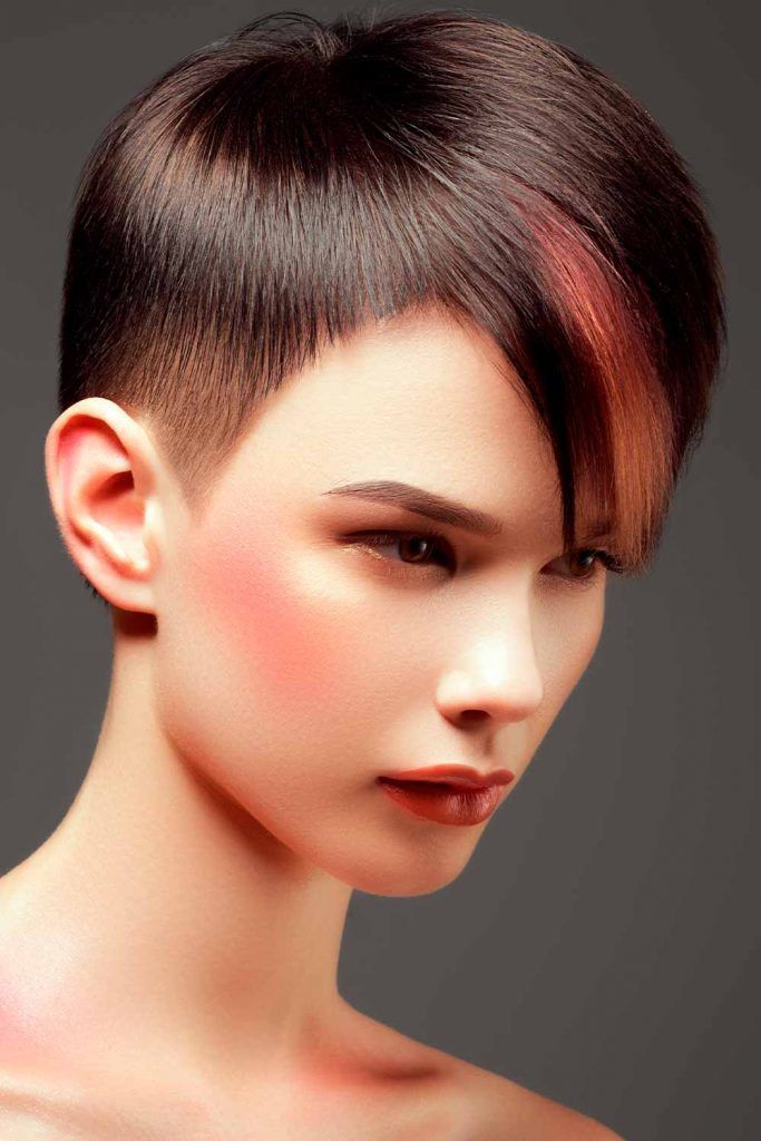 Classic Short Asymmetrical Pixie Cut