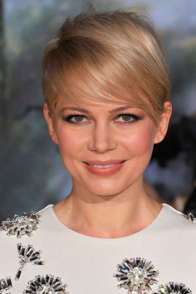 Asymmetrical Pixie Cut For Thin Hair By Michelle Williams