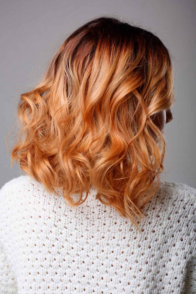 Auburn Wavy Bob