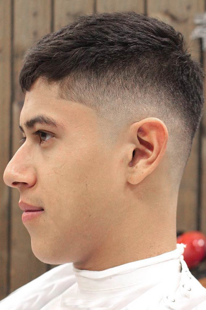 Caesar Haircut With Mid Fade #caesarhaircut #fadehaircut #midfade