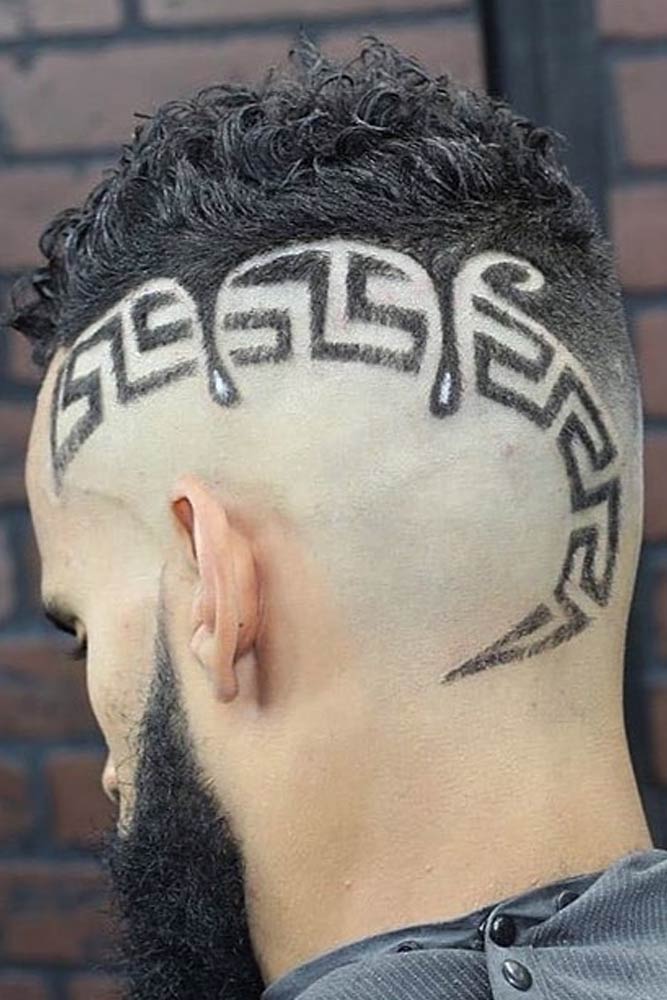 Caesar Haircut With Hair Tattoo #caesarhaircut #menshaircuts #shorthaircuts