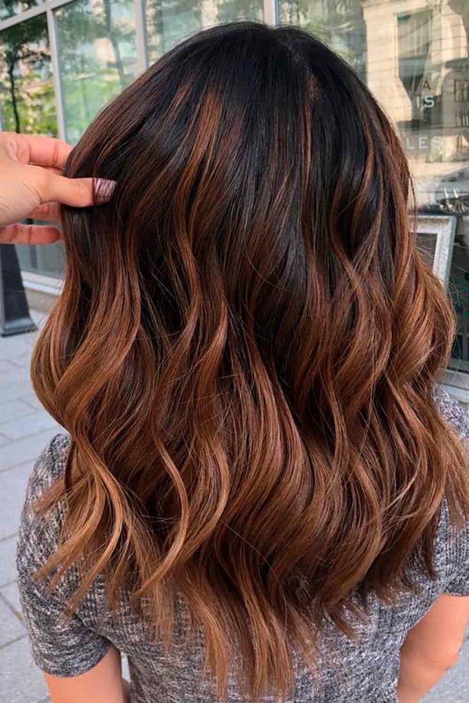 dark chestnut brown hair color