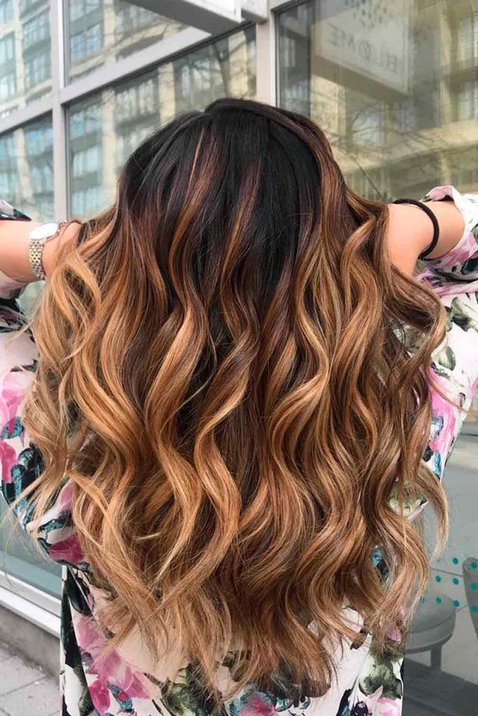 hair color ideas chestnut brown honey highlights