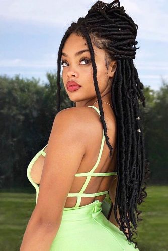 Sexy Half-Up Braids Style #braids #crochetbraids #half-up