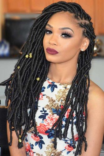 Crochet Hair With Accessories #crochetbraids #braids #longhair