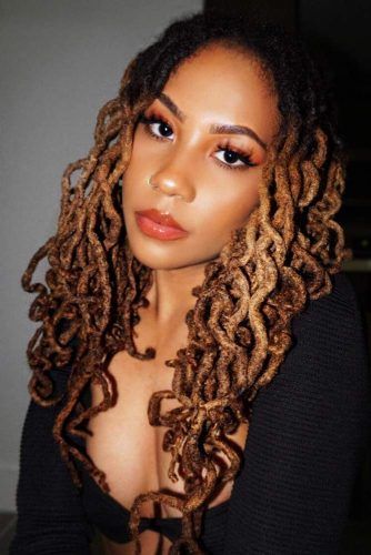 Wavy Crochet Locs #fauxlocs #wavyhair