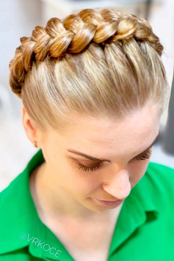 Greek Goddess Crown Braid