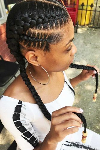 35 Goddess Braids Ideas For Ravishing Natural Hairstyles