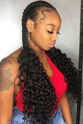 35 Goddess Braids Ideas For Ravishing Natural Hairstyles