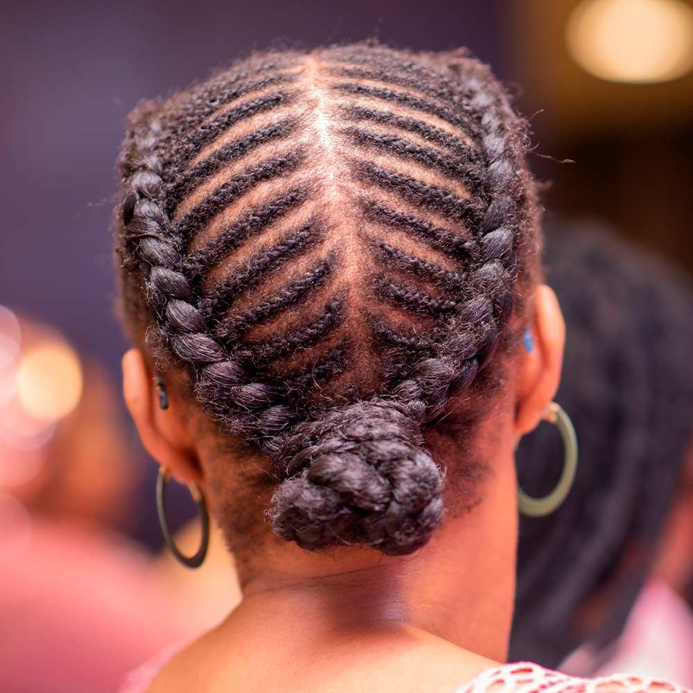 goddess braids updo hairstyles for black women