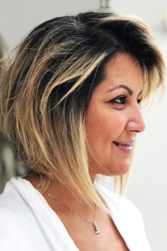 30 Ideas Of Wearing Medium Length Haircuts For Women Over 50