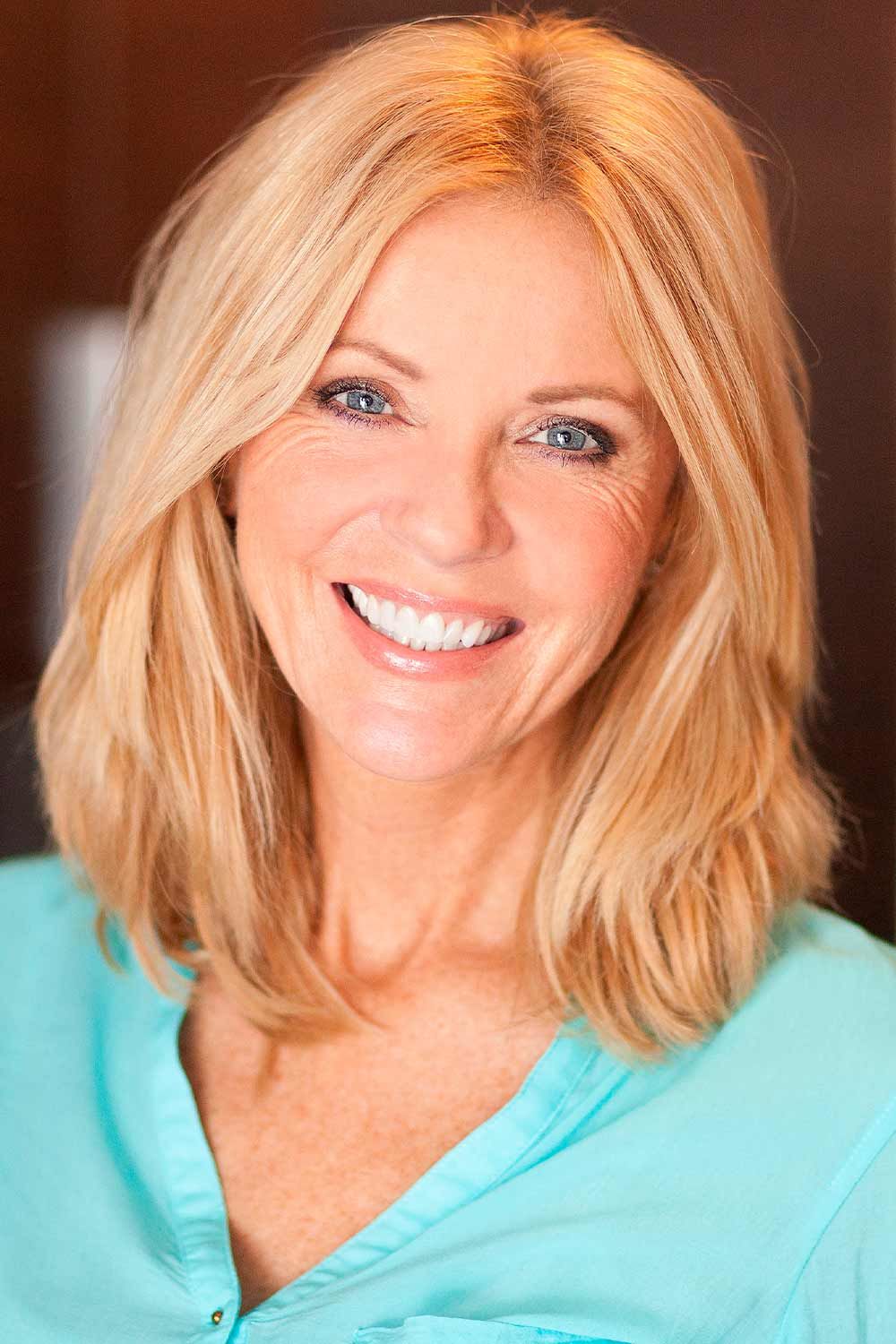 33 Ideas Of Medium Length Haircuts For Women Over 50 - Love Hairstyles