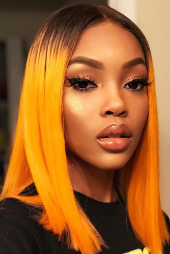 Discover The Captivating Orange Hair Rainbow: From Sweet Pumpkin To Burning Fiery Shades #orangehair #brunette #bob