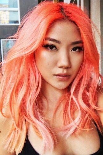 Discover The Captivating Orange Hair Rainbow: From Sweet Pumpkin To Burning Fiery Shades #orangehair #mediumhair