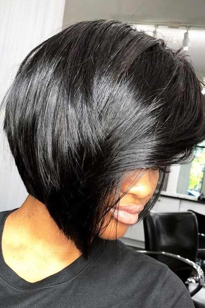 Inverted Straight Bob #shorthairstyles #naturalhair #hairstyles #bobhaircut #straighthair