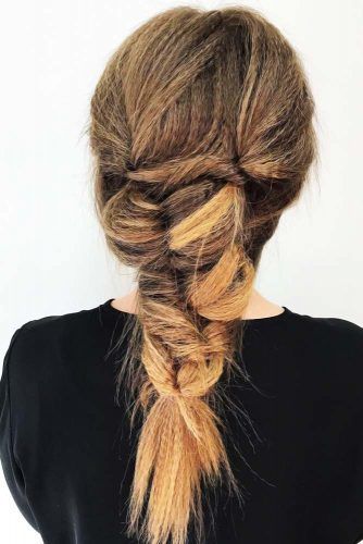 Pulled Apart Crimped Braid #crimpedhair