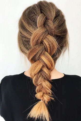 Faux Hawk Dutch Braid #crimpedhair