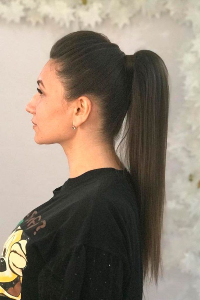 Cute And Effortless High Ponytail