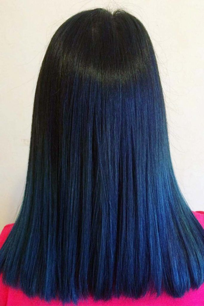 50 Tasteful Blue Black Hair Color Ideas To Try In Any Season