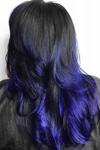 55 Tasteful Blue Black Hair Color Ideas To Try In Any Season