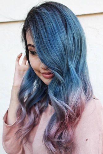 55 Tasteful Blue Black Hair Color Ideas To Try In Any Season