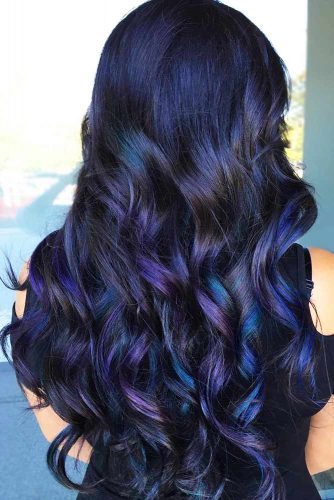 55 Tasteful Blue Black Hair Color Ideas To Try In Any Season