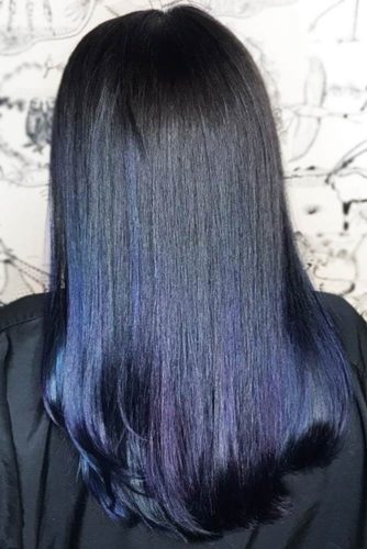 55 Tasteful Blue Black Hair Color Ideas To Try In Any Season