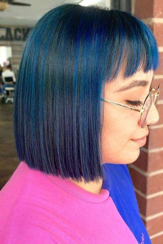 55 Tasteful Blue Black Hair Color Ideas To Try In Any Season