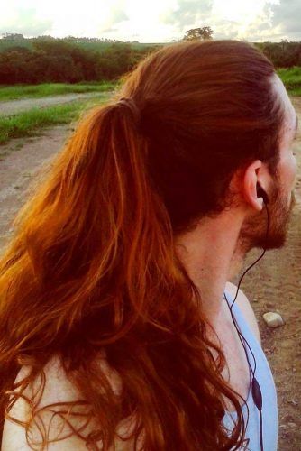 High Ponytail #manponytail #longhairmen #menshairstyles #menslonghairstyles