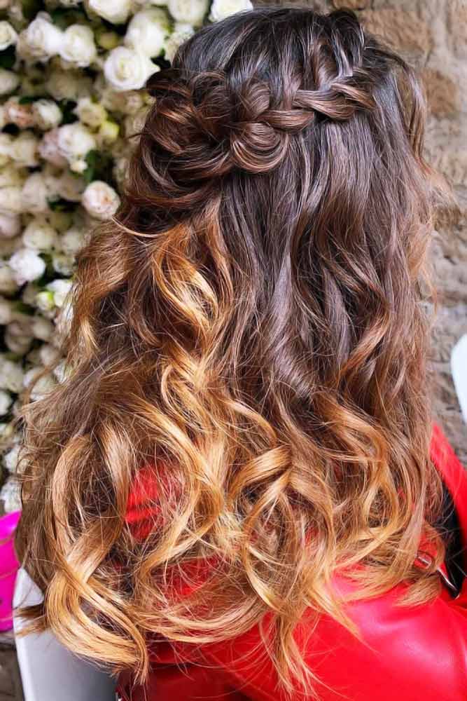 32 Classy Pretty  Modern Messy Hair Looks  Textured Chunky Braid Updo