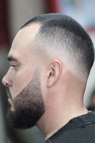 buzz cut styles receding hairline