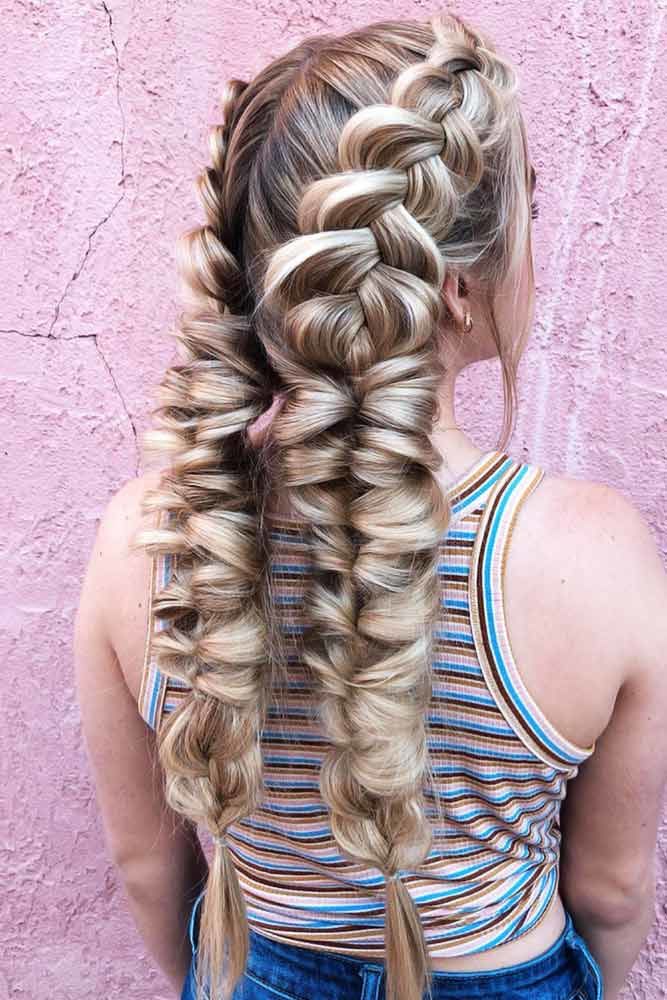 Double Dutch Braids Into Topsy Tails #braids #topsytail