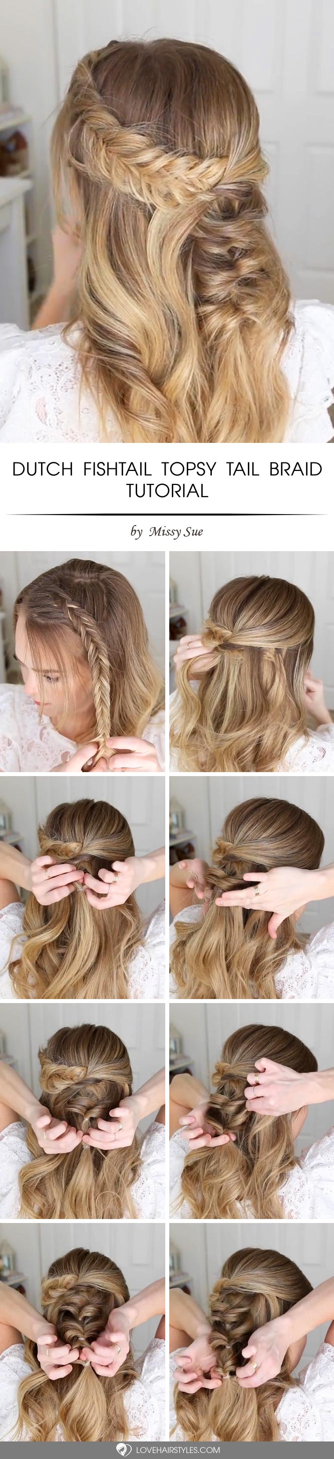 25 Handy Tutorials On How To Get Topsy Tail Hairstyles