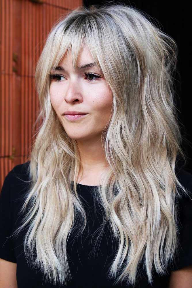 Wispy Bangs Hairstyles Natural Texture 