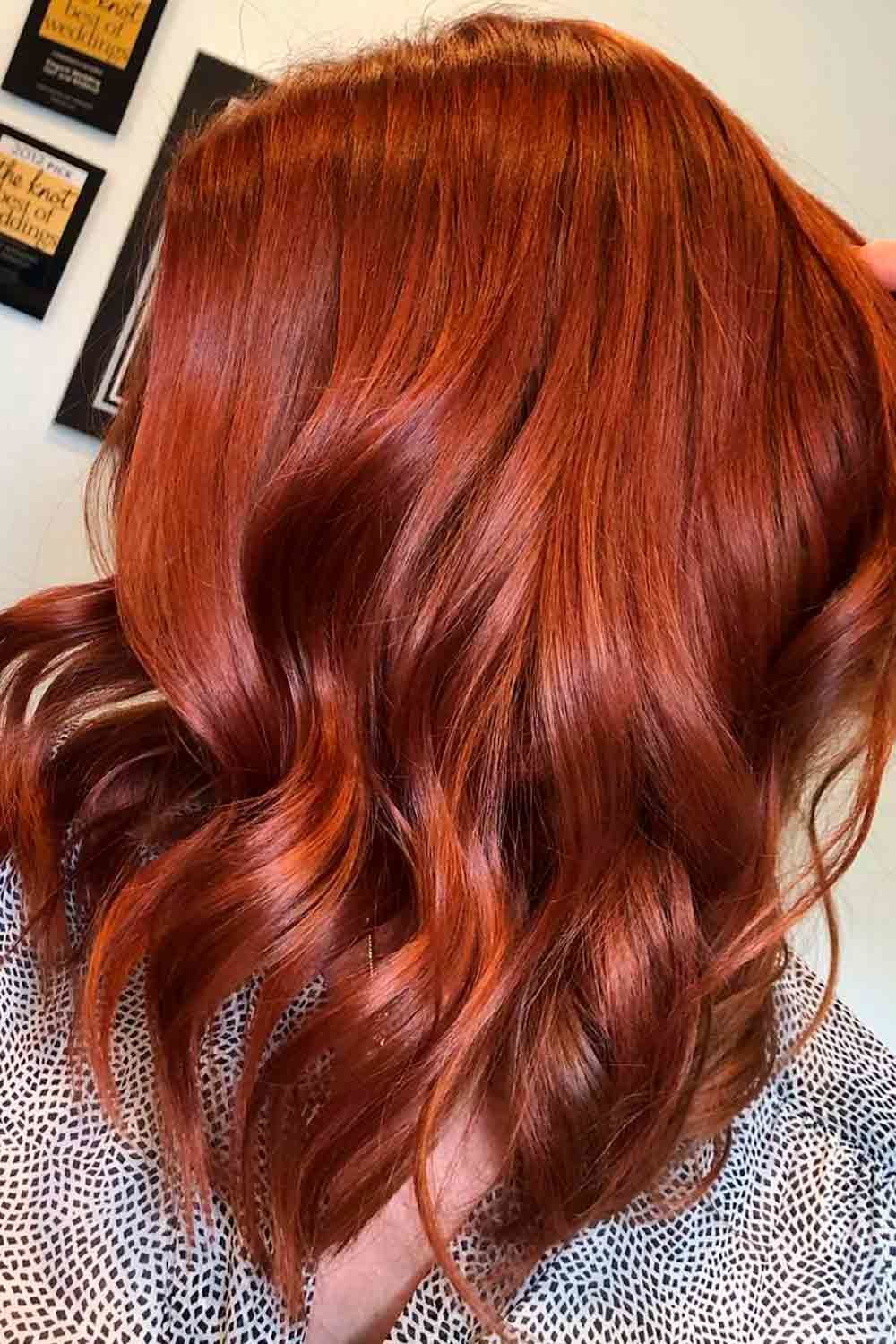 The Most Popular Shades Of Dark Red Hair For Distinctive Looks