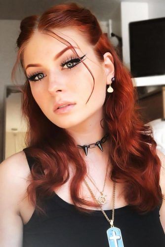 Carmine Red #redhair #darkredhair