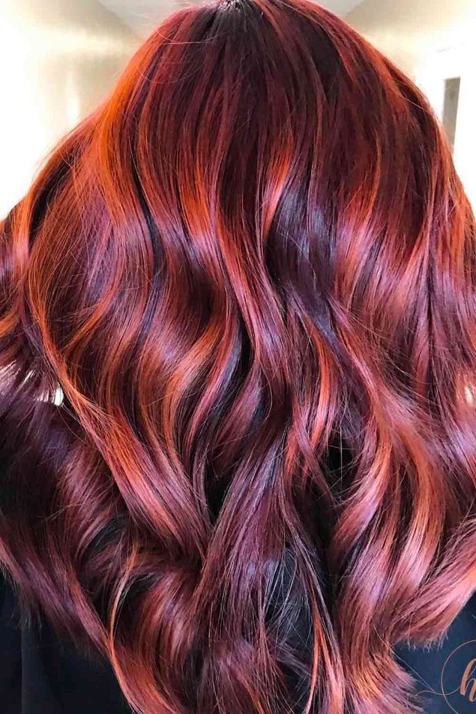 The Most Popular Shades Of Dark Red Hair For Distinctive Looks