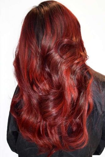 The Most Popular Shades Of Dark Red Hair For Distinctive Looks