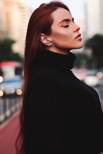 The Most Popular Shades Of Dark Red Hair For Distinctive Looks